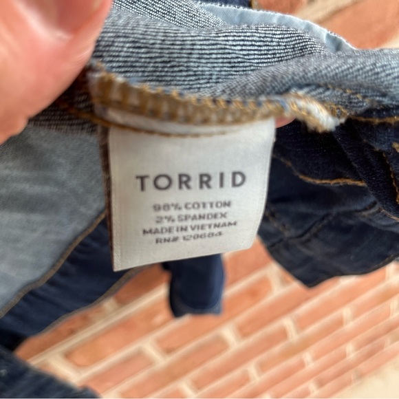 Denim jean jacket Torrid size 2. XXL - Picture 6 of 10